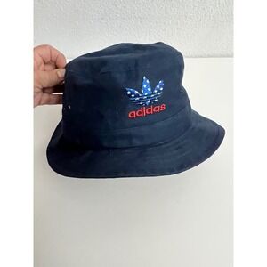 Adidas Americana Bucket Hat Collegiate Navy Trefoil Stars Stripes EY1754 OSFA